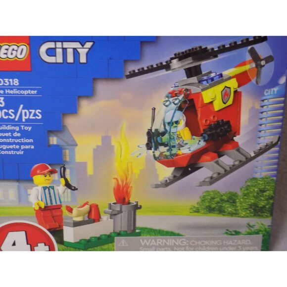 LEGO City Fire Helicopter Toy 60318 Brand New Building Toys - Picture 10 of 10